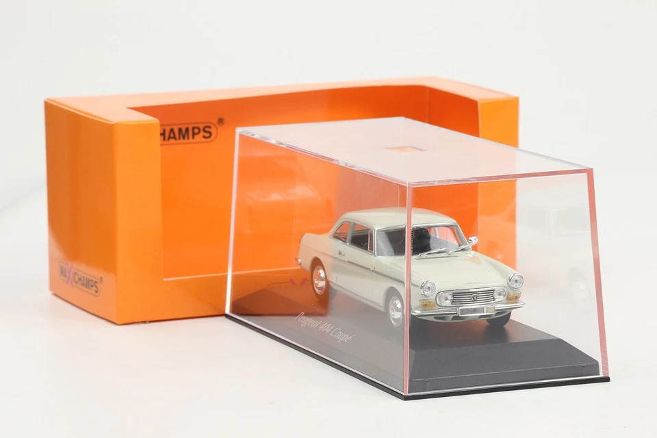 1:43 Minichamps Peugeot 404 Coupé 1962 Bianco Maxichamps - Immagine 4 di 4