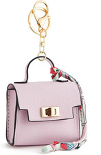Mini Backpack Keychain for Women,Small Change Pouch Coin Purse Twist-lock with K