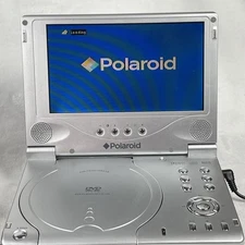 Polaroid PDV-0713A Portable DVD Player Bundle w/ Case Car Adapter Tested Works
