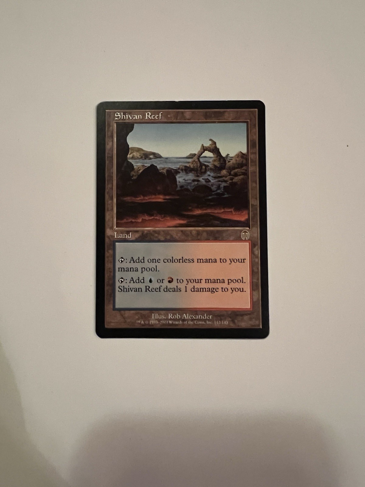 Shivan Reef Apocalypse Regular. Lightly Played Mtg Magic The Gathering