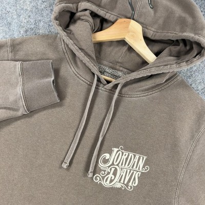 Jordan Davis Hoodie Mens Small Brown Next Thing You Know Tour Sweatshirt Graphic