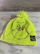 Dr Seuss How The Grinch Stole Christmas Winter Beanie Green Hat Kids By Justice