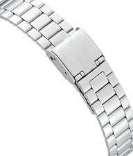 Men's Watch Classic Digital Dial Stainless Steel Bracelet A168W A158W-1-CASIO