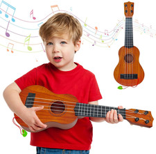 Kids Toy Ukulele Guitar,17 Inch Classical Guitar Musical Toy,4 Strings Guitar Uk
