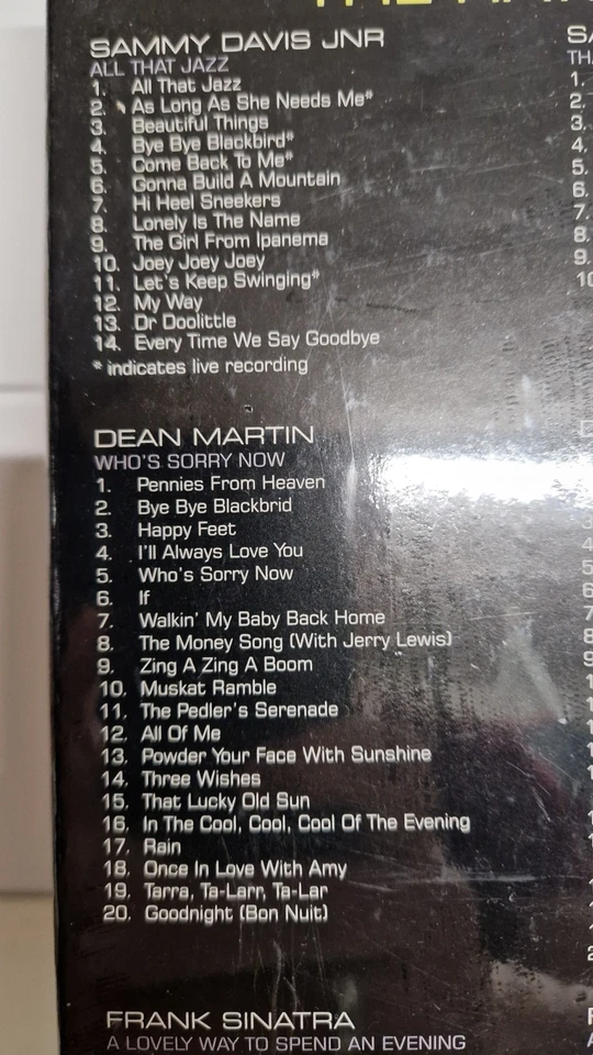 The Ratpack Frank Sinatra Sammy Davis Junior Dean Martin 6-CD-Box NEU OVP - Bild 4 von 4