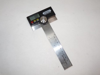 General Tools 6-Inch Stainless Steel Pivoting Arm Digital Protractor