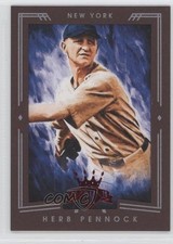 2015 Panini Diamond Kings Red Framed Herb Pennock #63 HOF 0f8