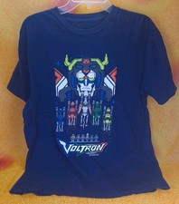 Voltron Legendary Defenders Graphic T-Shirt Navy Loot Wear 2017 Size XL