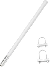 Dual Band Fiberglass Radio Antenna, UHF VHF 144/430Mhz Base Antenna, 17 Inches S