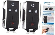 Key Fob Replacement Compatible with 2014-2020 Chevy Silverado GMC Sierra 1500