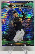 Paul Skenes 2025 Panini Prizm Baseball - Fireworks Green Pulsar /25 Pirates 