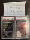 151 Ultra-Premium Collection Mewtwo EX #52 & Mew EX #53 Black Star Promo PSA 9
