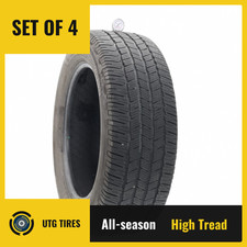 Set Of 4 Used 27555r20 Michelin Defender Ltx Ms 2 117t - 8.5-10.532 O7dt