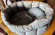 DOG BED OVAL Heavy Duty Deep Filled Comfort Pet Bedding Waterproof Easy Clean