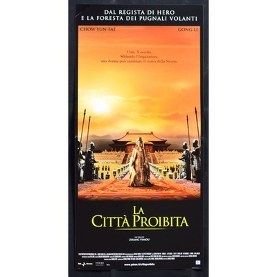 Plakat Die Stadt 'Proibita Zhang Yimou Gong Li Liu Ye Jay Chou B352