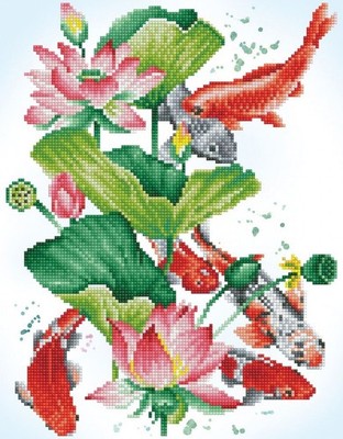 Diamond Dotz Diamond Painting Set Koi Portrait