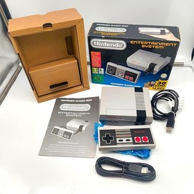 NES NINTENDO CLASSIC MINI CONSOLE + CONTROLLER + ACCESSORIES - COMPLETE TESTED