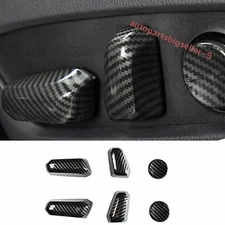For Lexus NX250/350/450h 2022-2024 Carbon Fiber Seat Adjust Handle Button Cover