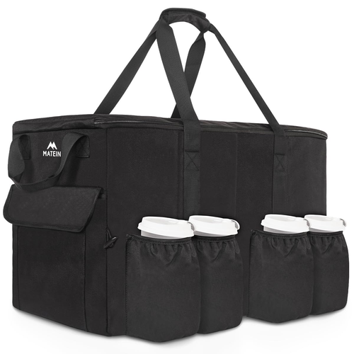 Essen Liefertasche XXL - 23X14X15 Zoll, wasserabweisend groß isoliert heiß & c - Bild 1 von 9