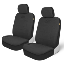CAT CozyBlend Jersey Heather Car Seat Covers Charcoal Gray Car Seat Protector