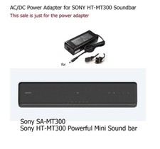 AC Power Adapter for Sony SA-MT300 for HT-MT300 mini Soundbar MT300 HTMT300