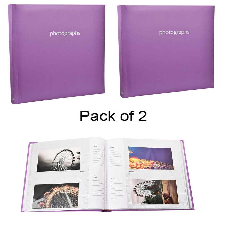 Space Saver Photo Album, 100 Photos 1UP / 5x7, 5 X 7 Photo Album Book