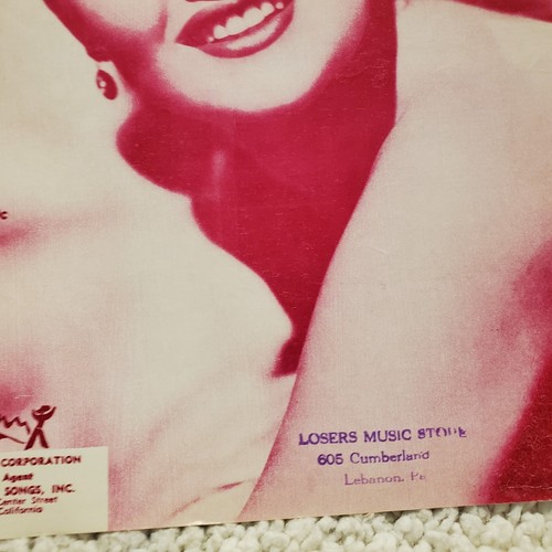 I Went To Your Wedding Sheet Music - Recorded by Patti Page 1952 - by Robinson - Picture 4 of 7