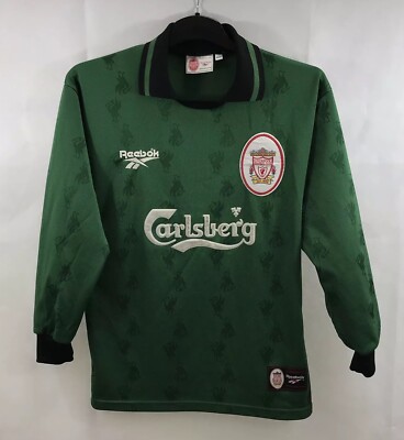 Liverpool GK Football Shirt 1996/97 Adults Small Reebok B642 | eBay UK