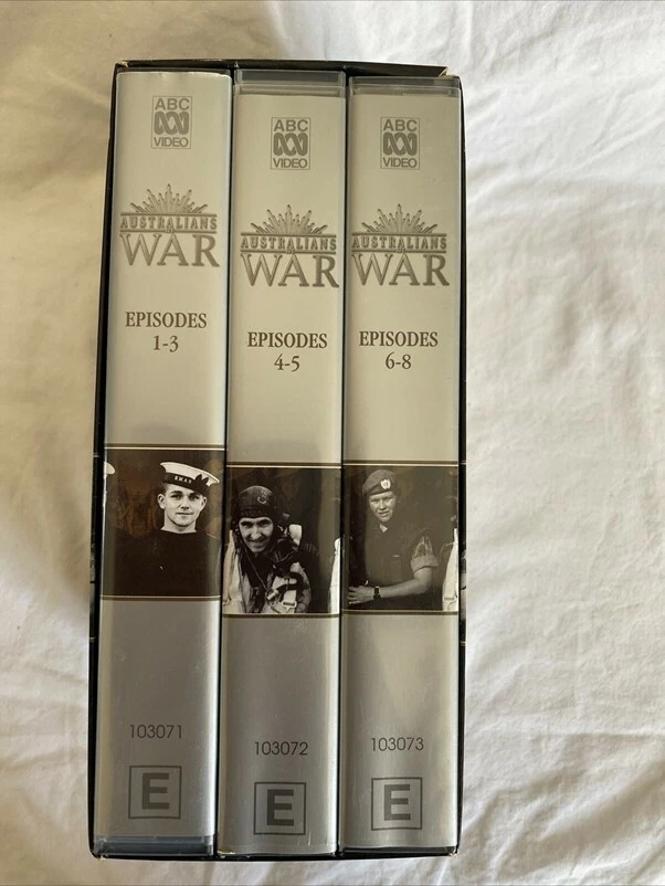 3 VHS Box Set ~ Australians at War ~ ABC Video ~ Documentary ~ one new & sealed - Image 3 of 4