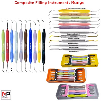 Dental Composite Filling Instruments Kit Placement & Restoration Tools New