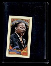 2014 Panini Golden Age #82 Martin Luther King Jr. Mini Mono Brand Blue Back card