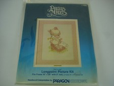 Vintage Paragon Precious Moments Picture Needlepoint Kit Multi-color 12X16 NEW