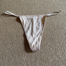 Skims Sand T-String Thong, Size 2X New