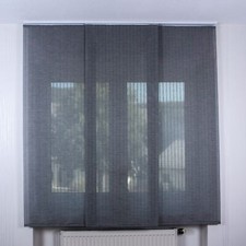 3er Set Schiebegardine Flächenvorhang inklusive Zubehör Clara III