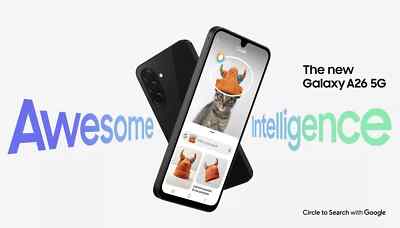 SAMSUNG GALAXY A26 A266M 128GB/256GB BLACK/MINT/WHITE 6GB/8GB RAM