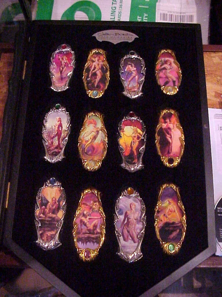 The Franklin Mint all 12 Days of Desire by Julie and Boris Knife Collection - Image 3 of 4