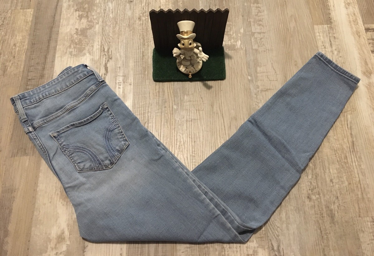 Hollister Skinny Denim Jeans Women's Size 9R Blue High Rise