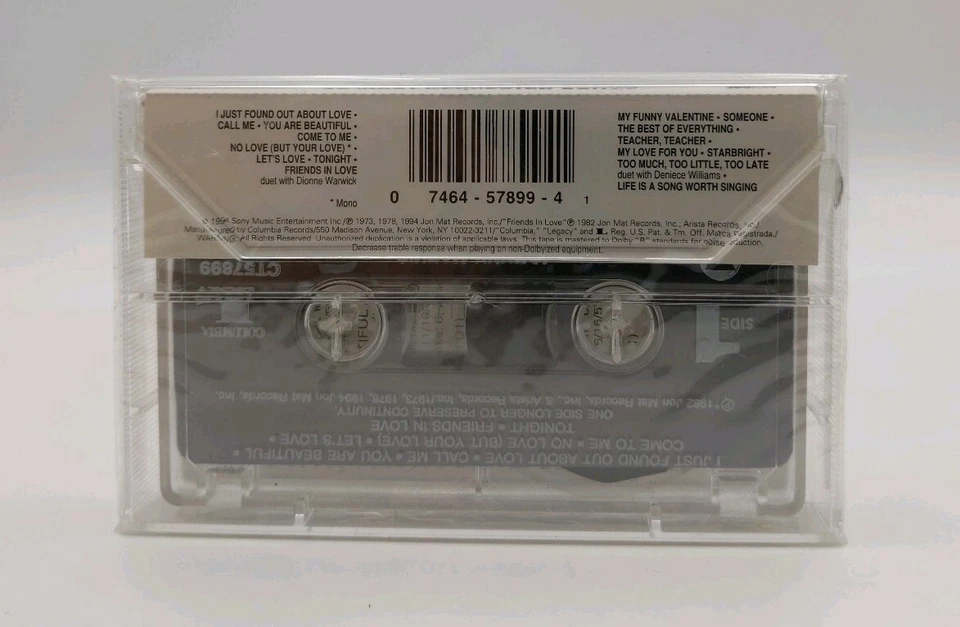 Johnny Mathis , 16 Most Requested Songs New Cassette Tape -Encore!  1994 - Image 2 of 3