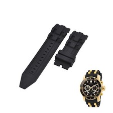 Pro Diver 6981 26mm Black Rubber Watch Strap For Invicta