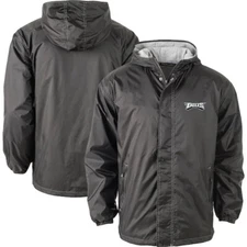 Philadelphia Eagles Logo Legacy Full Zip Stadium Jacket By Dunbrooke Brand New