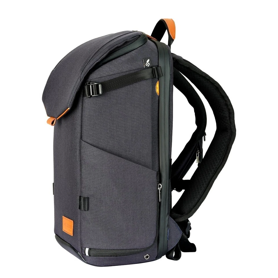 VANGUARD VEO CITY B46 LARGE CAMERA BACKPACK W/ POUCH (NAVY BLUE) - Image 4 of 4