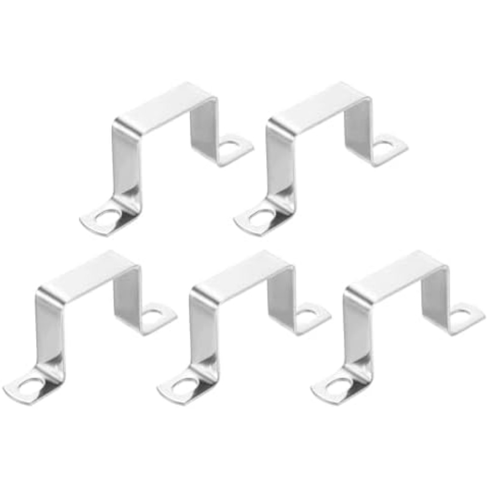 Offerta 8 Morsetti a Sella U 40x40mm QUARKZMAN Acciaio Inox