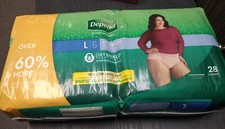 Depend FIT-FLEX Incontinence Underwear for Women, Maximum Absorbency, Large 28ct