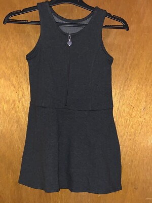 F&F Schul-Trägerhose Skater-Stil normale Passform Reißverschluss 3-4 Jahre 104 cm grau neu ohne Etikett