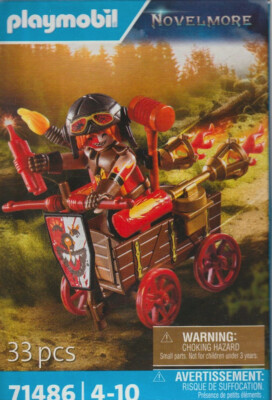 PLAYMOBIL NOVELMORE 71486 KAHBOOM MIT KAMPFWAGEN New Nib