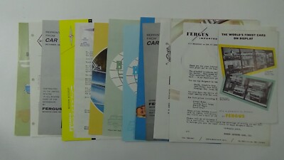 Lot of Vintage Borgward Isabella Sales Literature & Brochures #E-3