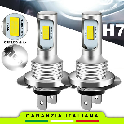 Pair H7 LED 6000K 2 CANBUS Car Motorcycle Headlight Lamps WHITE LIGHT LM