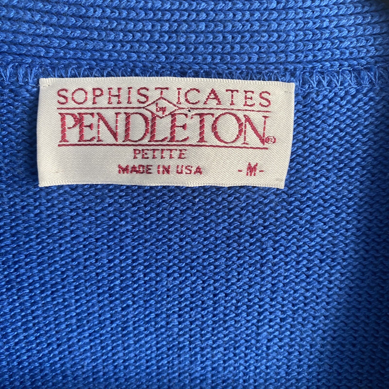 Vintage Pendleton Petite Medium Button Cardigan S… - image 4