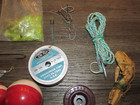 Vintage Fishing Supplies Gear Tackle Hooks Fish Outdoors Misc Lot Plastic Jigs — photo 3