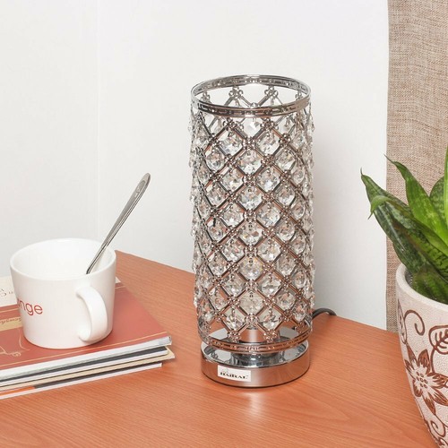 1 PC Crystal Table Lamp Bedside Nightstand Desk Reading Lamp Bedroom Living Room - Picture 7 of 7
